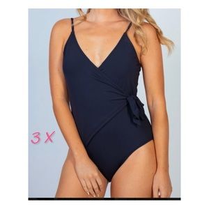 NWT: White Birch - Baywatch One Piece Swimsuit